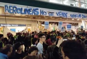 Cacerolazo en Aeroparque: denuncian despidos en GPS-Aerolíneas Argentinas