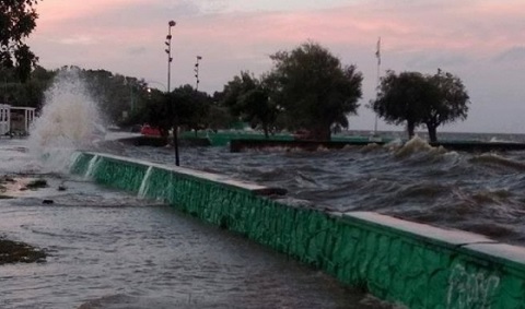 Alerta por crecida del Rio de La Plata, CABA, Zona costera Norte y Sur del Conurbano Bonaerense