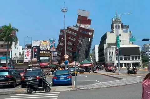 Terremoto  de 7.4º en Taiwán