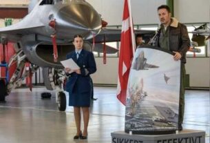 Milei participó de manera virtual de la compra de los aviones F-16 en Dinamarca