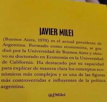 Editorial Planeta pidió disculpas por la biografía de Milei que sostiene que se graduó en la UBA