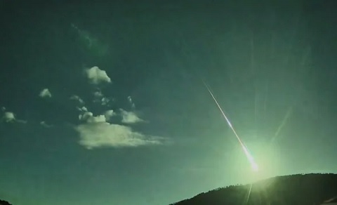 Los cielos de España y Portugal fueron iluminados por un fragmento de cometa