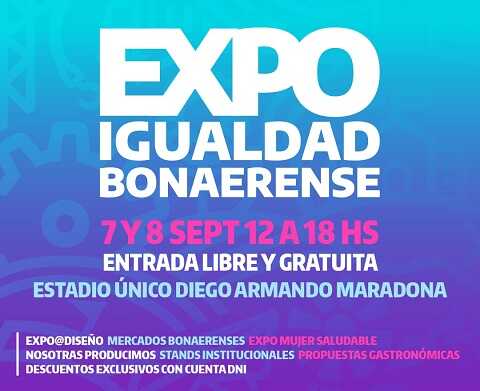 Llega la expo igualdad bonaerense a La Plata