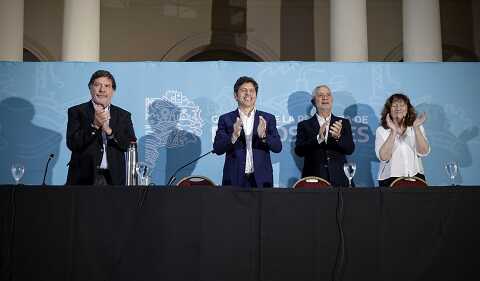 Kicillof y Sileoni encabezaron la apertura del primer Congreso Provincial de Educación Sexual Integral