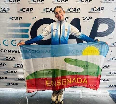 El patin ensenadense en lo más alto