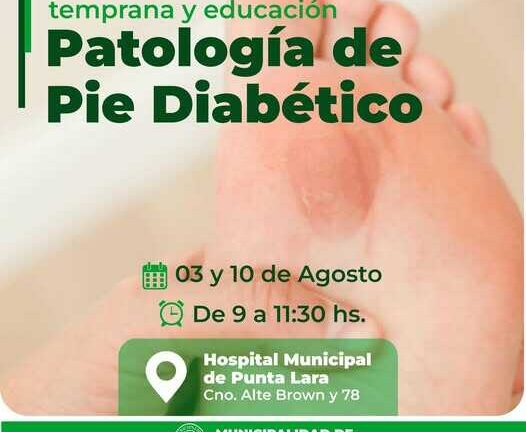 Jornada de detección y educación sobre pie diabético