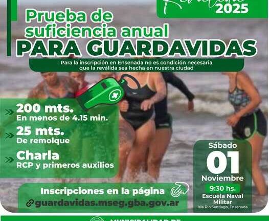 Reválida para Guardavidas