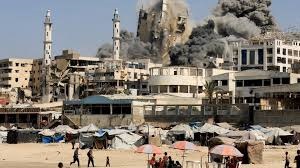 Ataque masivo de Israel a Gaza: «Está en llamas»