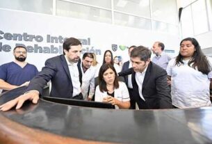 Kicillof inauguró un Centro de Atención Integral de Rehabilitación