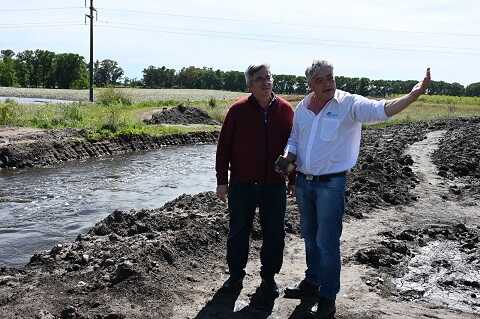 Javier Rodríguez visitó Bragado y Viamonte, y presentó la nueva declaración de emergencia agropecuaria