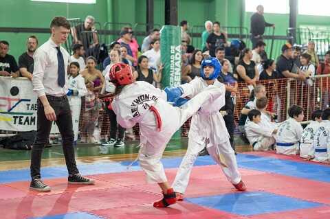 Campeonato de Taekwondo en el poli
