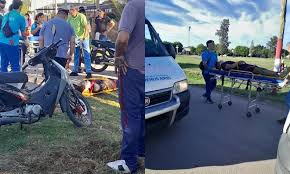 Una mujer murio en La Plata tras el choque entre dos motos