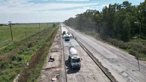 Avanza la autovía Rivadavia