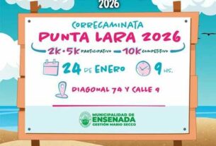 Correcaminata en Punta Lara