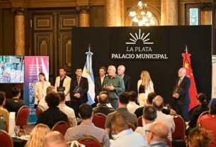 Javier Rodríguez encabezó una ronda de negocios con supermercadistas chinos para fortalecer la presencia de PyMEs bonaerenses