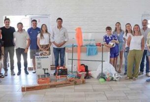 Rauch: apoyo provincial a clubes y espacios deportivos 