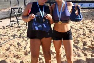 Gran presente de la escuela municipal de beach vóley