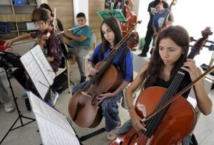 Comenzaron las clases de la Orquesta Infantil y Juvenil “Sonidos del Río” de Punta Lara.