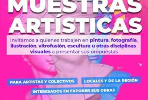 Convocatoria abierta para muestras artísticas