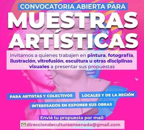 Convocatoria abierta para muestras artísticas