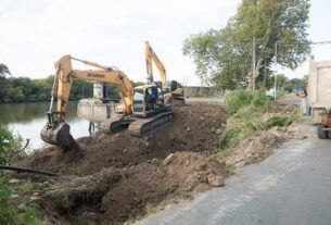 Obras en la Isla Santiago