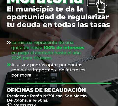 Ponete al día con el impuesto municipal