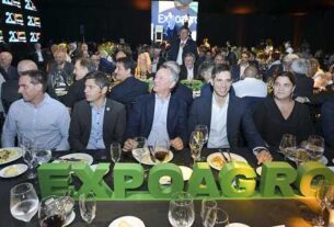 Kicillof participó de la cena de Expoagro 2026