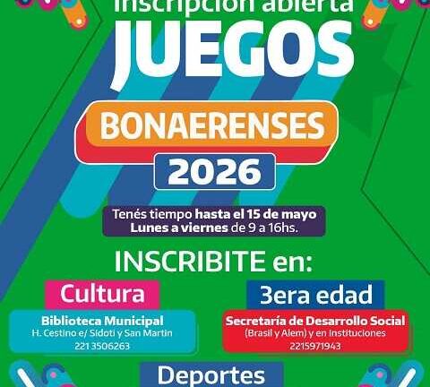 Inscribite a los Juegos Bonaerenses