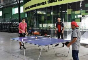 Tenis de mesa en el poli