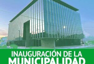 Inauguración del nuevo edificio  la municipalidad