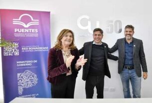 Kicillof inauguró el centro universitario Nº50 del Programa Puentes