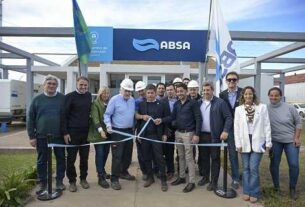 Kicillof inauguró una Planta Potabilizadora y la repavimentación de un tramo de la RP N°85