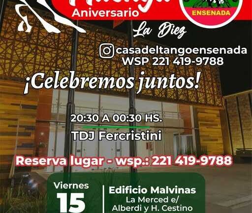 Milonga en el edificio Malvinas