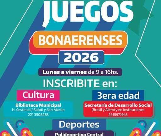 Sumate a los Juegos Bonaerenses