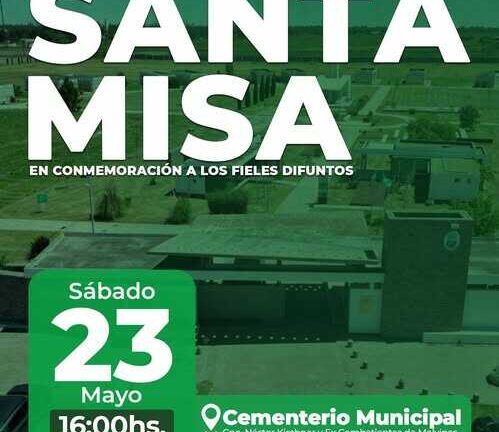 Santa misa en el cementerio