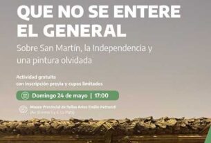 El Museo Pettoruti inaugura el ciclo “Una obra, un secreto” con una actividad especial sobre San Martín, la independencia y una pintura olvidada.