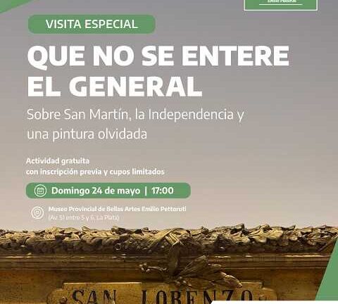 El Museo Pettoruti inaugura el ciclo “Una obra, un secreto” con una actividad especial sobre San Martín, la independencia y una pintura olvidada.