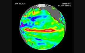Alerta total por El Niño: la NASA detectó una inmensa masa de agua cálida rumbo a Sudamérica