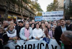 Kicillof participó de la Marcha Federal Universitaria