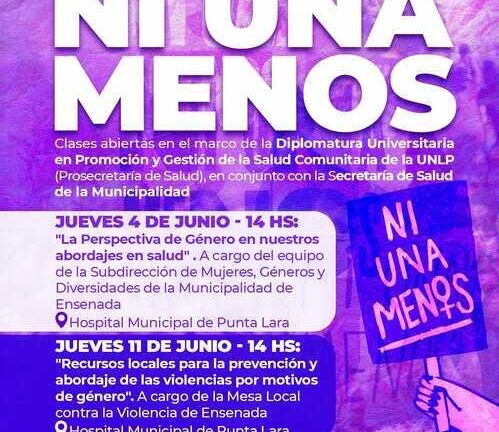 NI UNA MENOS:  Actividades de prevención y concientización
