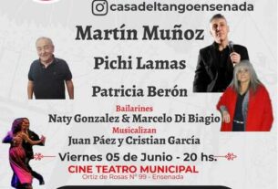 Noche de tango en el cine teatro