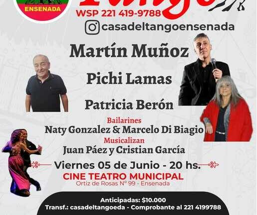 Noche de tango en el cine teatro
