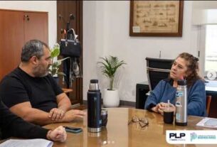 La Dra. Susana González, recibió al Diputado provincial por Unión por la Patria, Juan Martín Malpeli en las instalaciones de esta terminal portuaria