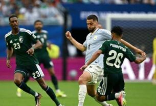 Uruguay y Arabia Saudita empataron 1 a 1