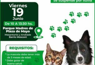 Vacunación y entrega de turnos para castraciones