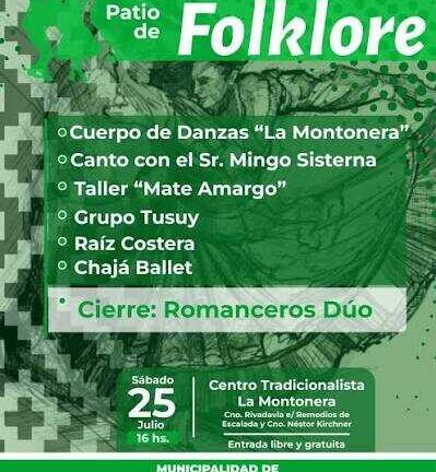 Patio de folclore: edición día del amigo