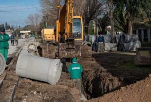 Autovía Rivadavia: se avanza con el entubamiento