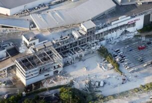 Un terremoto de magnitud 7,1 en Japòn provocó una explosión en un centro comercial