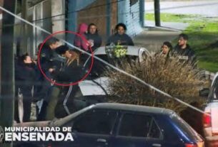 Atraparon a un «dealer» en Ensenada y antes de que se lo llevaran preso su novia lo despidió a los besos