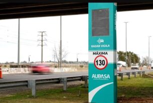 AUBASA instalará nuevos detectores de velocidad en la Ruta 2 a la altura de La Plata